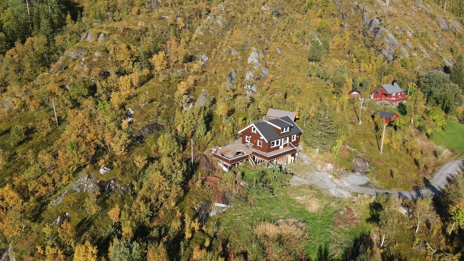 Dronebilde Galleribilde