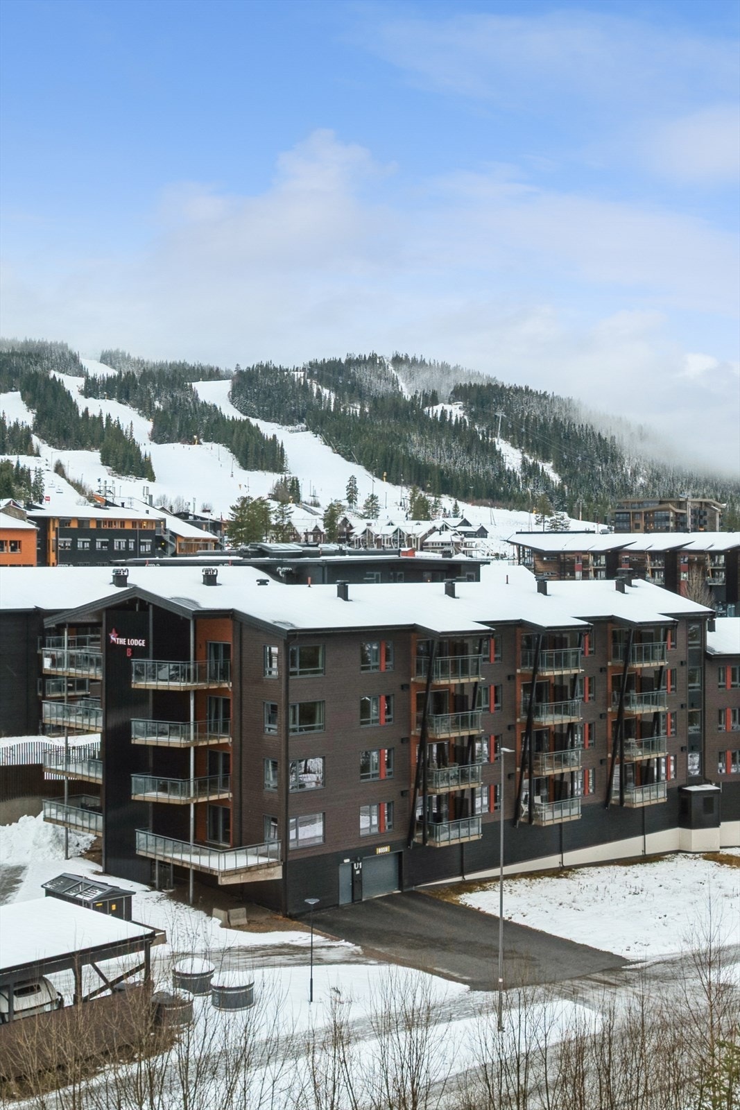 Fra leiligheten er det kun et par hundre meter til fjellheisen, og til den nye gondolen i barneområdet nederst i bakken. Velkommen til en hyggelig visning! Galleribilde