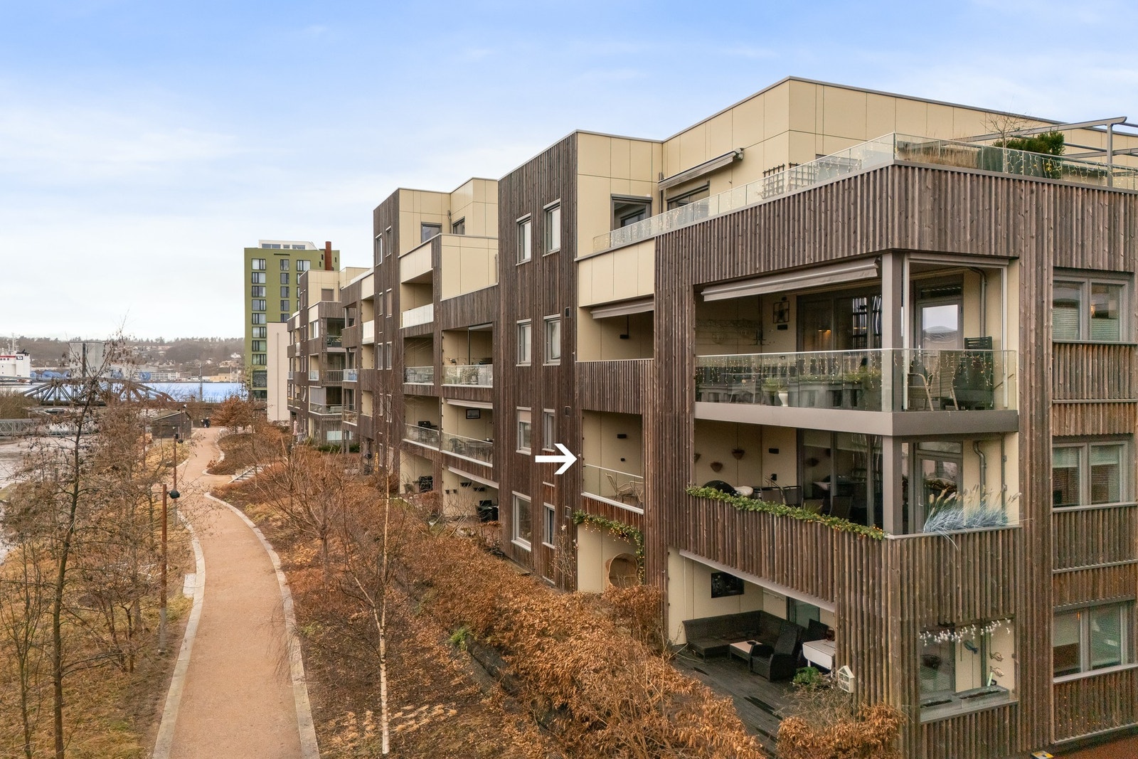 Den aktuelle leiligheten har en god intern beliggenhet, i byggets 2. etasje Galleribilde