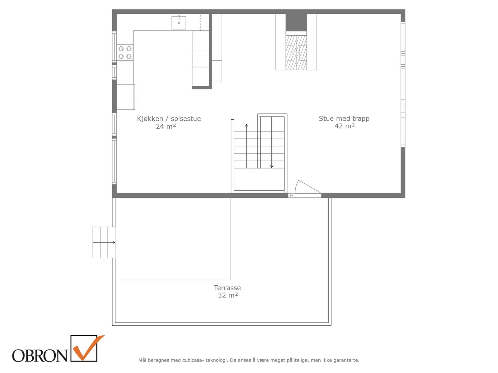 Planskisse 1. etasje. Galleribilde