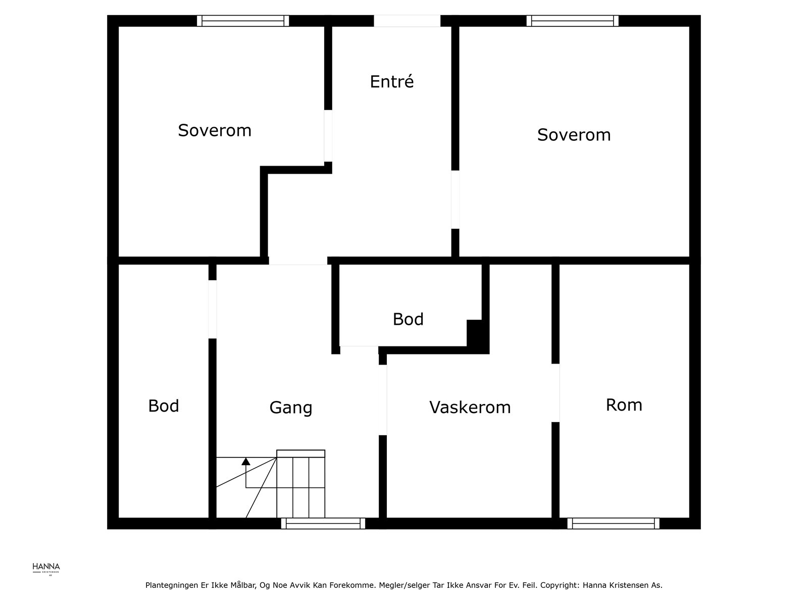 Plantegning underetasje Galleribilde