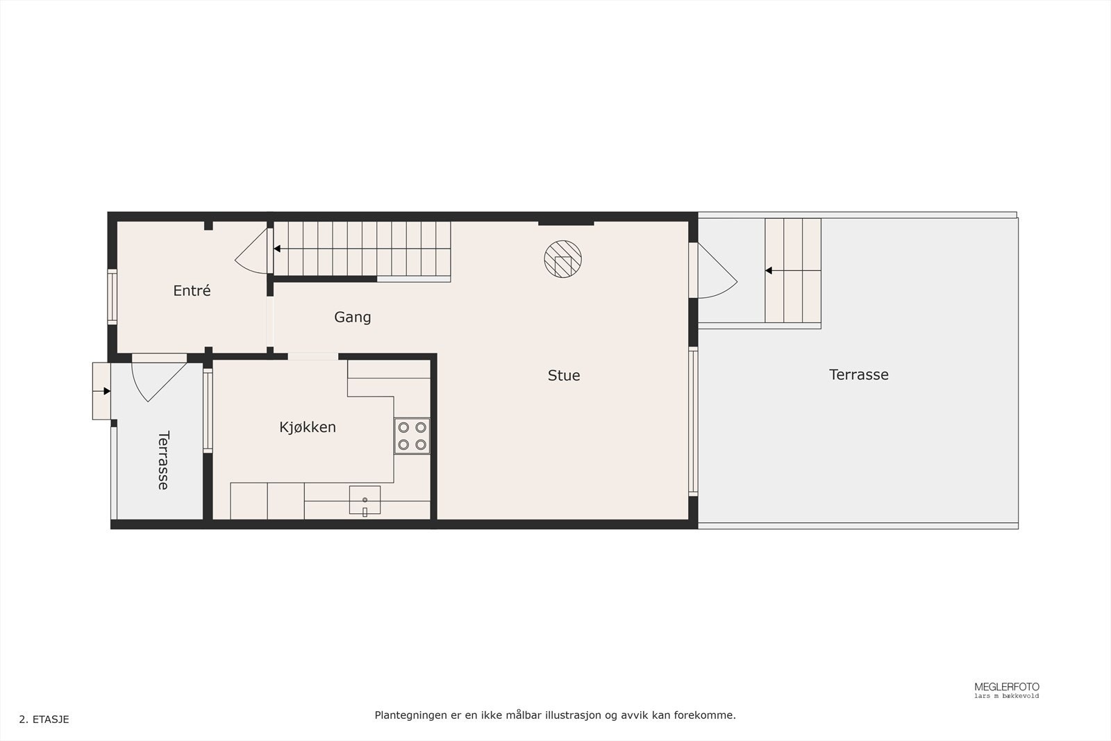 Plantegning hovedplan Galleribilde
