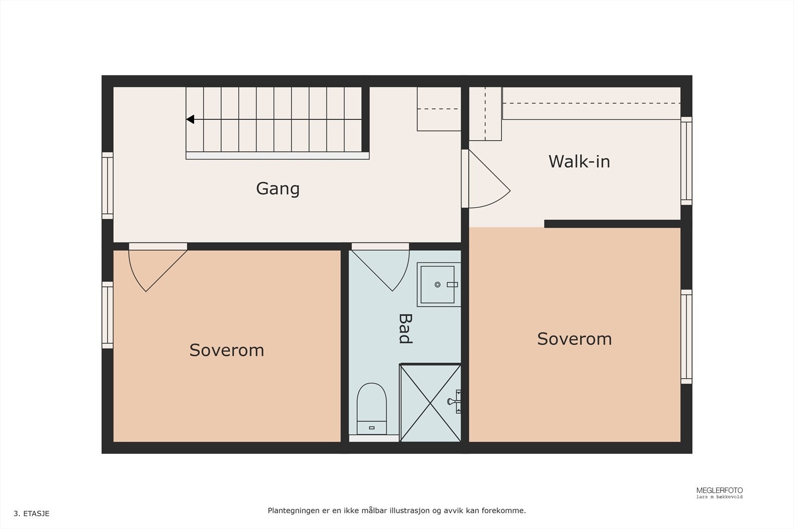 Plantegning 2. etasje Galleribilde