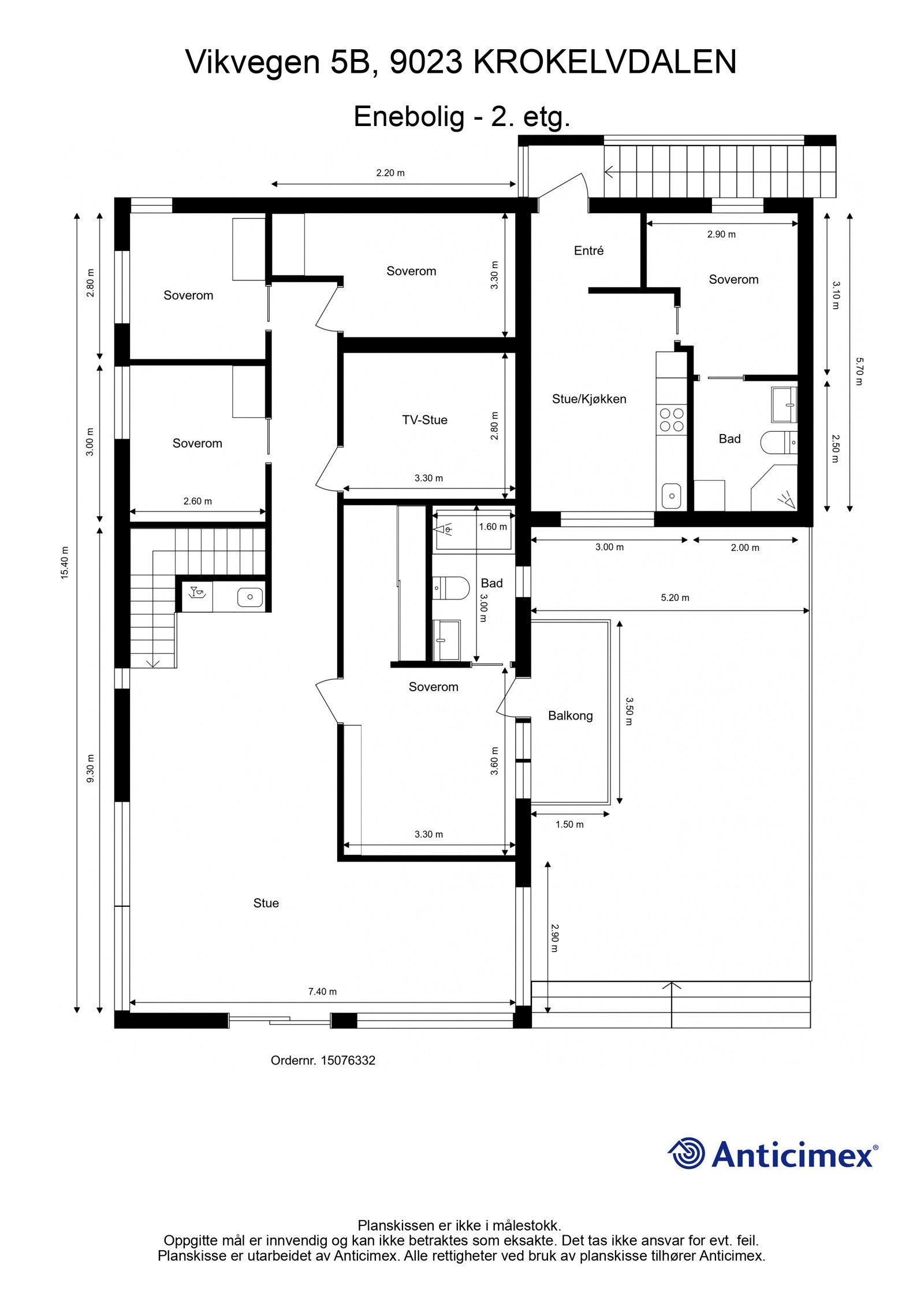 Plantegning 1. etasje Galleribilde