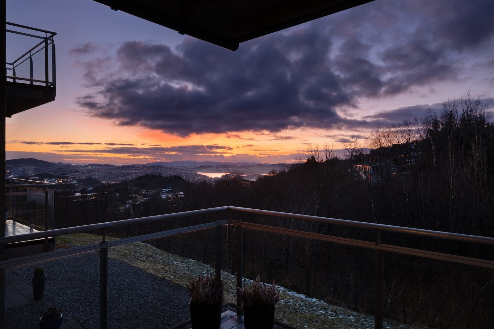Nydelig utsikt også på kvelden Galleribilde