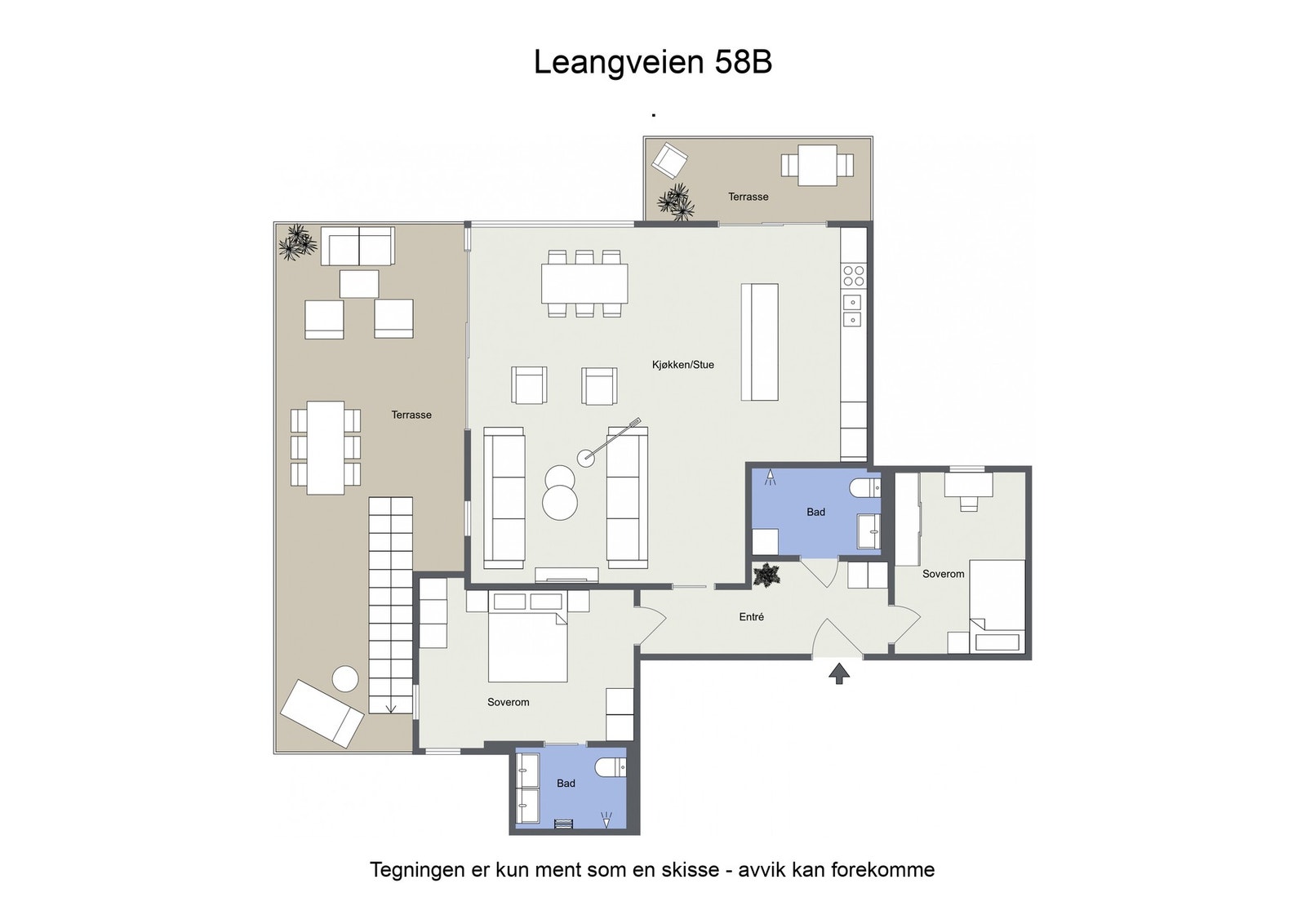 Plantegning. Galleribilde