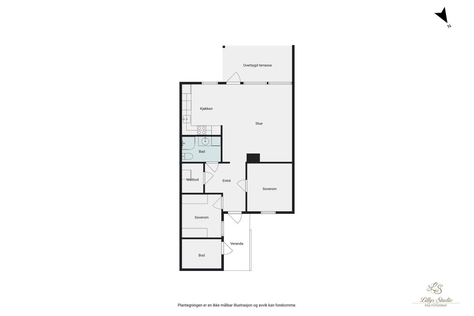 2d plantegning. Galleribilde