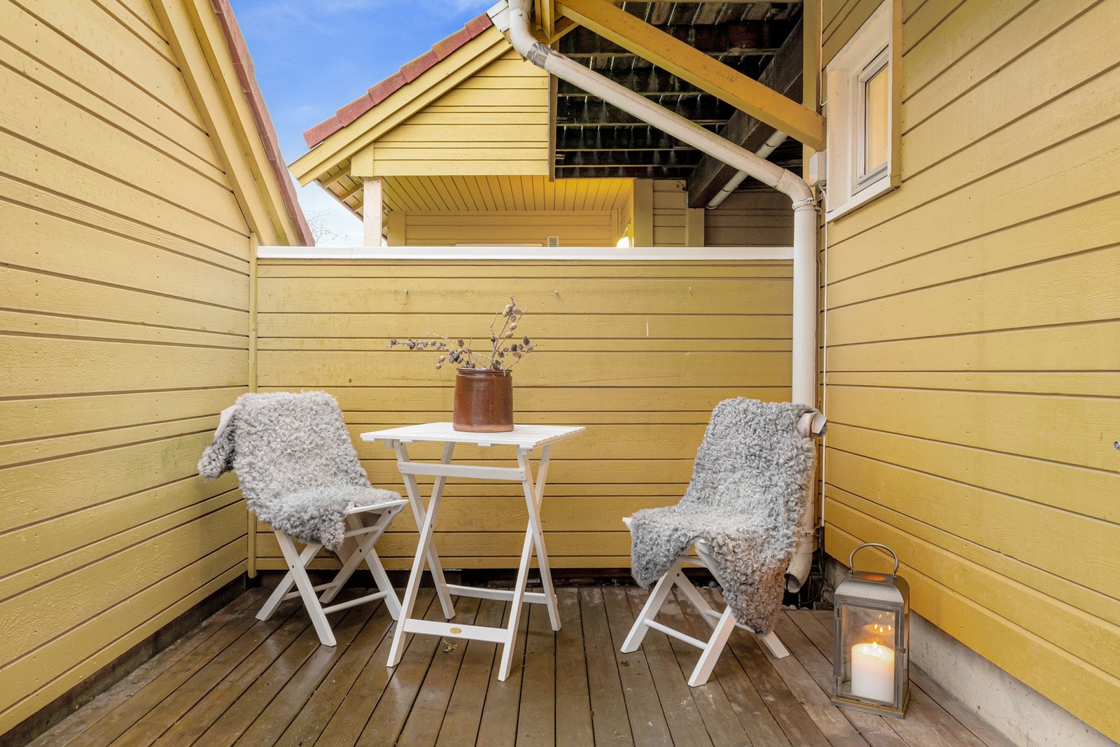 En lun krok med kveldssol. Galleribilde