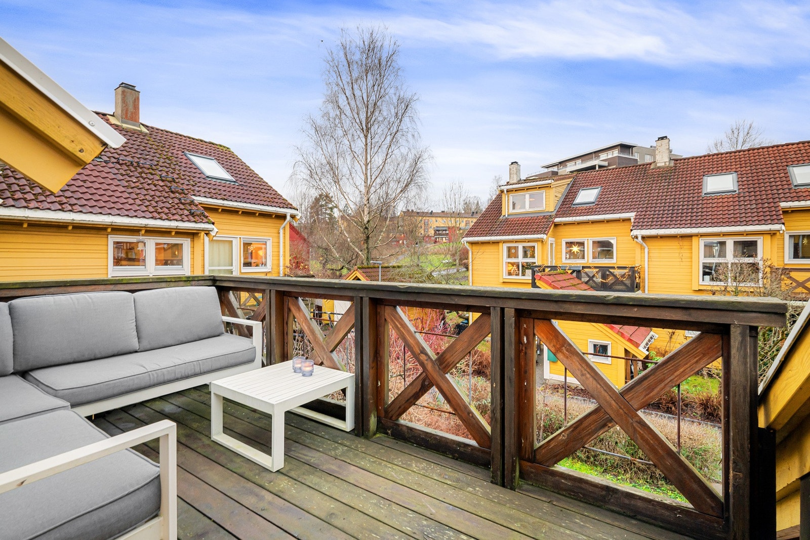 Verandaen er på ca. 7 m². Galleribilde