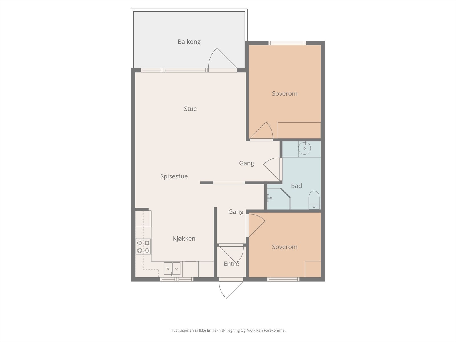 2D plantegning. Galleribilde