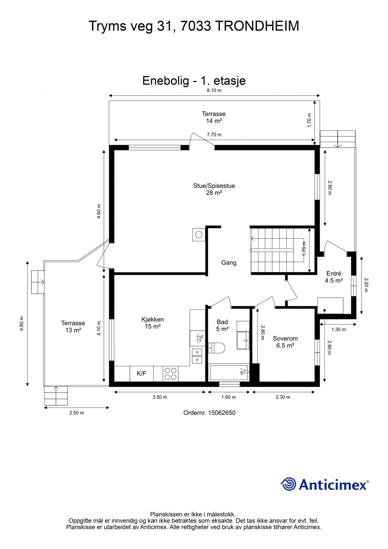 Planskisse 1.etasje. Galleribilde