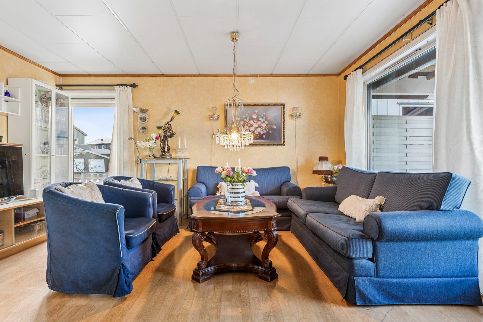 Stuen kan lett innredes etter eget ønske. Galleribilde