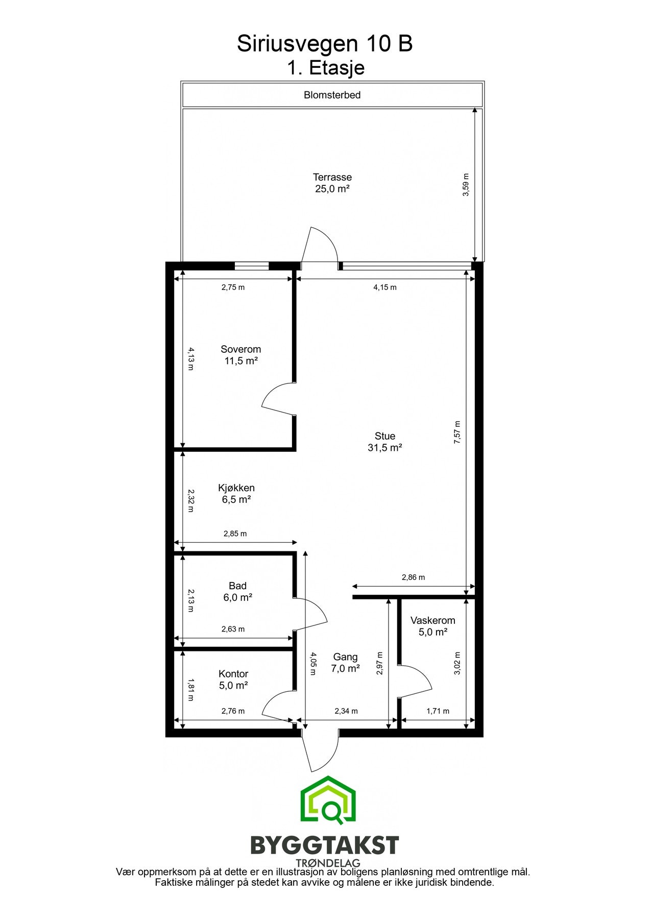 Planskisse. Galleribilde