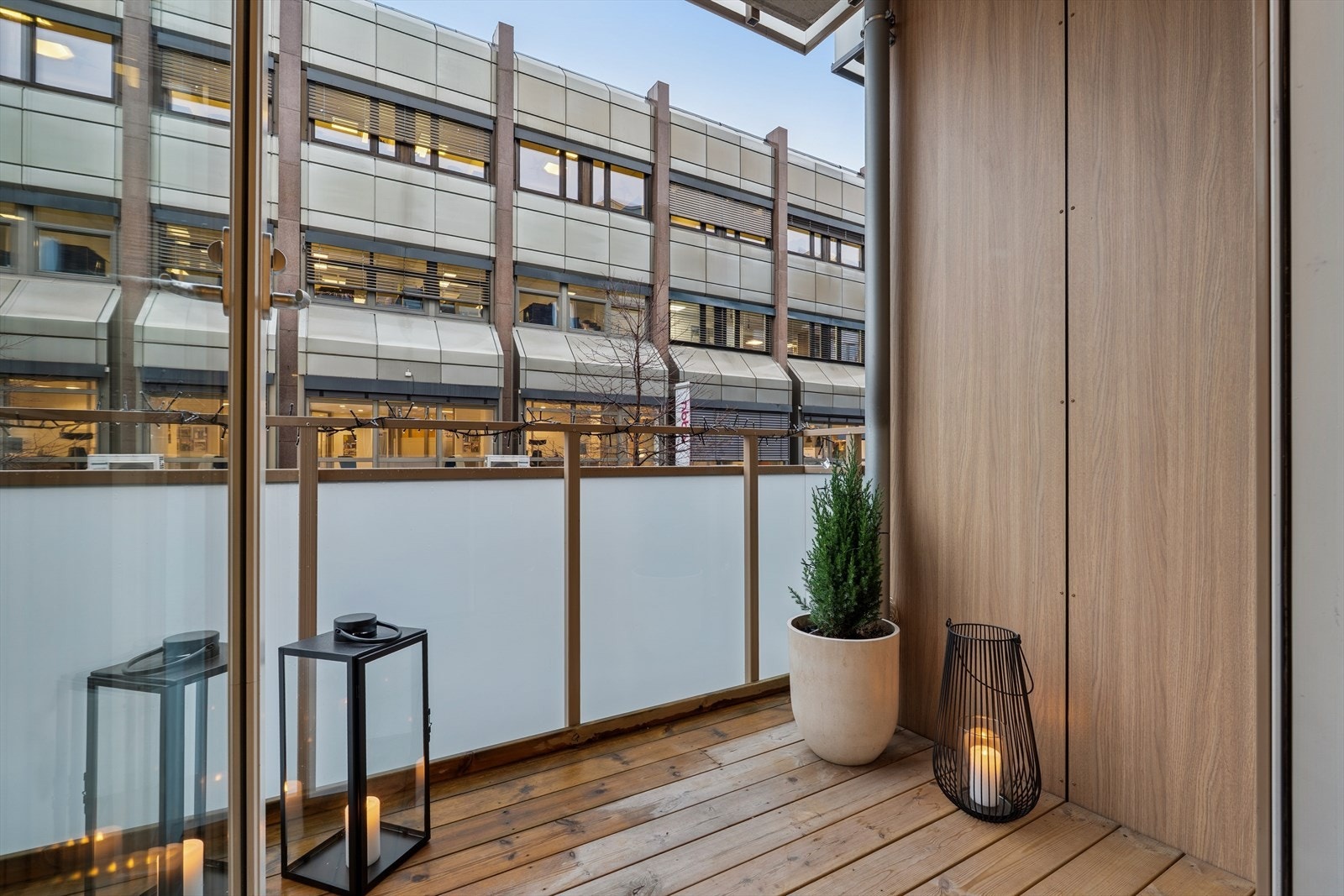 Trivelig balkong på ca. 3 m². Galleribilde