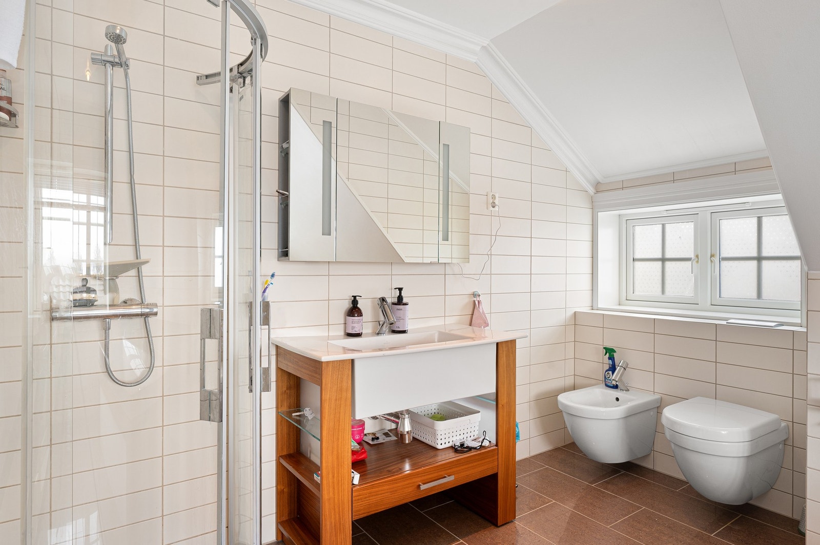 Baderommet ble oppgradert i 2009. Galleribilde