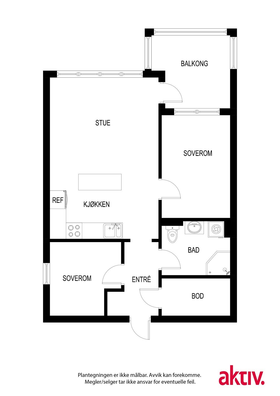 Plantegning Galleribilde