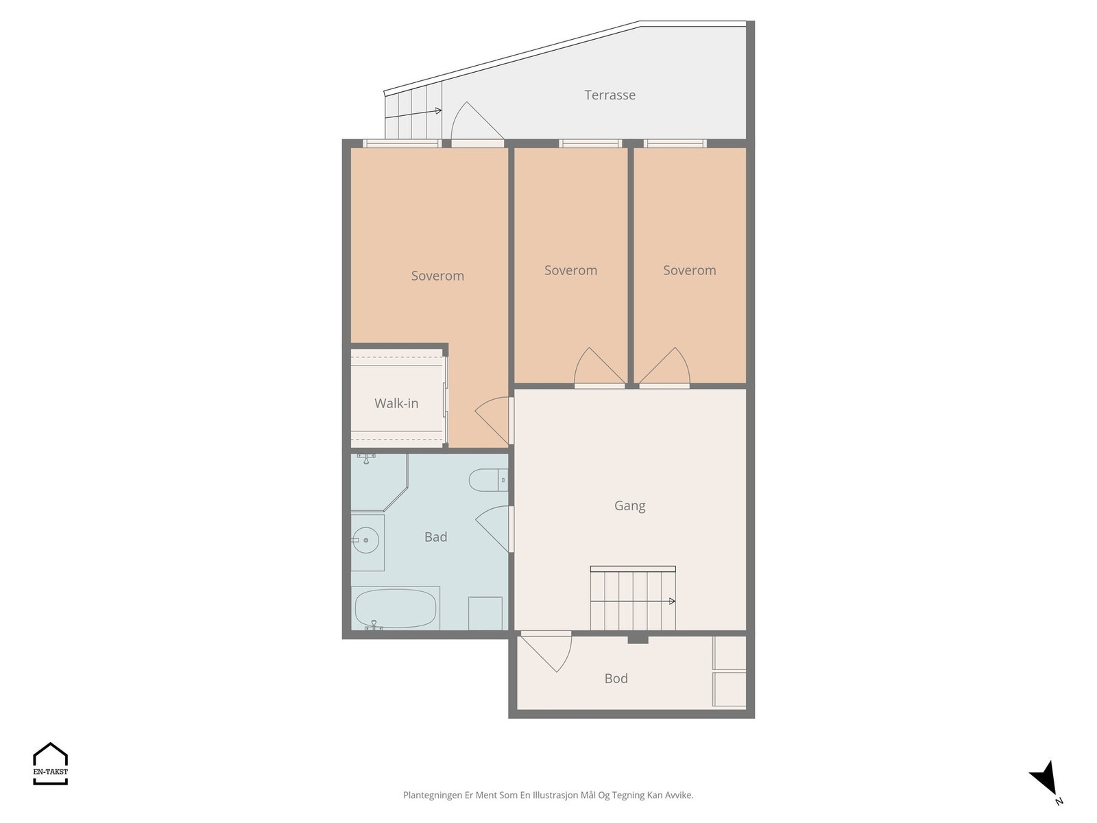 Planskisse underetasje. Galleribilde