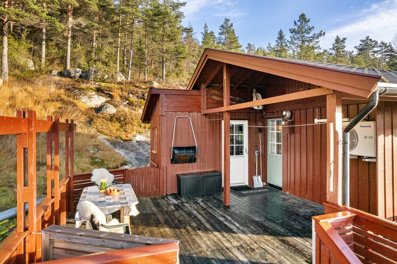 Hyggelig uteplass Galleribilde