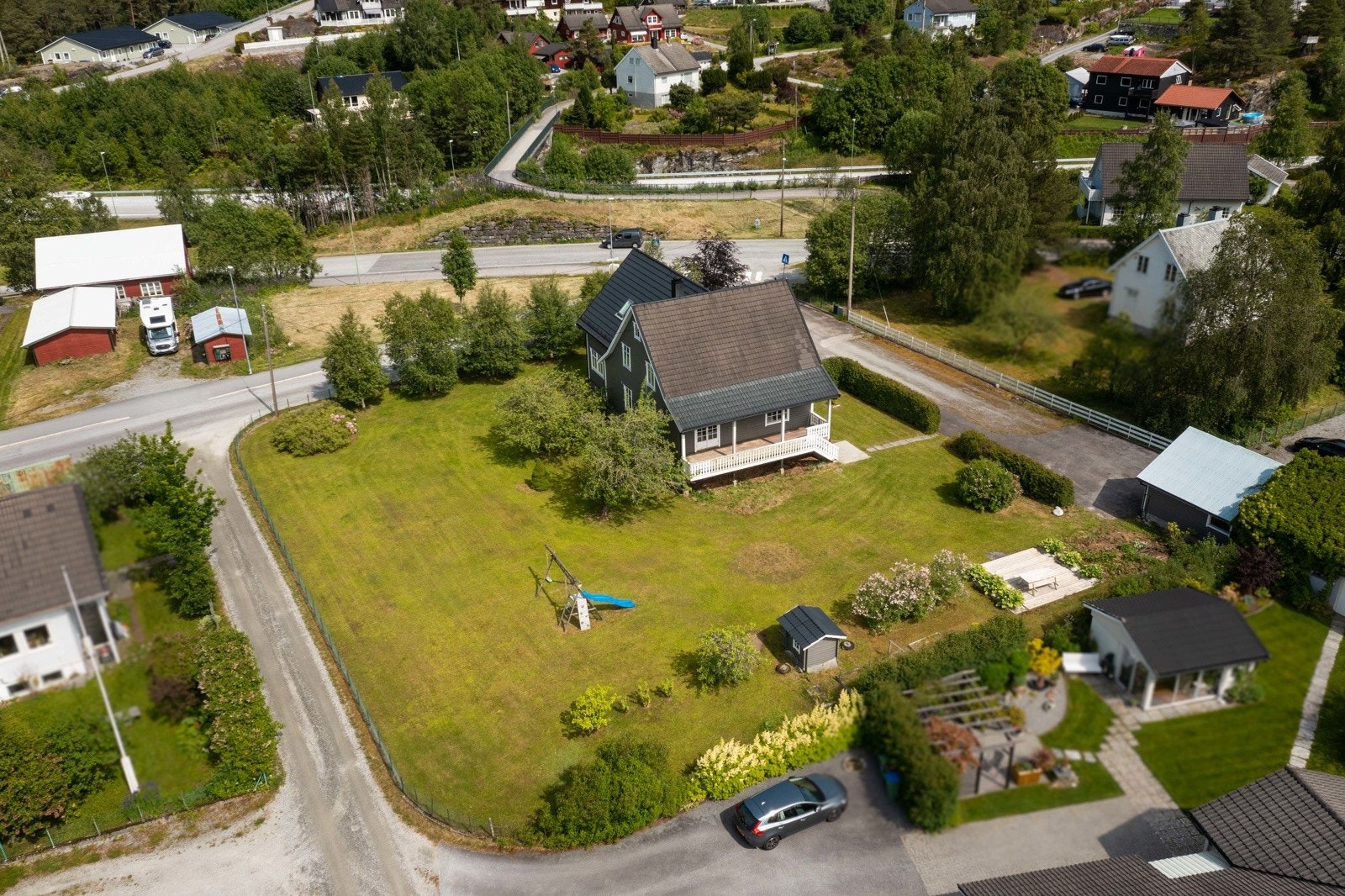 Dronefoto Galleribilde