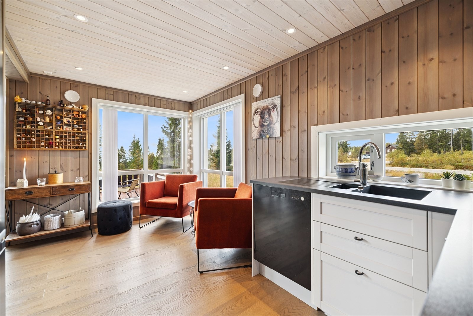 Kjøkkenet er kvalitetsmessig utstyrt med oppvaskmaskin fra Asko. Galleribilde