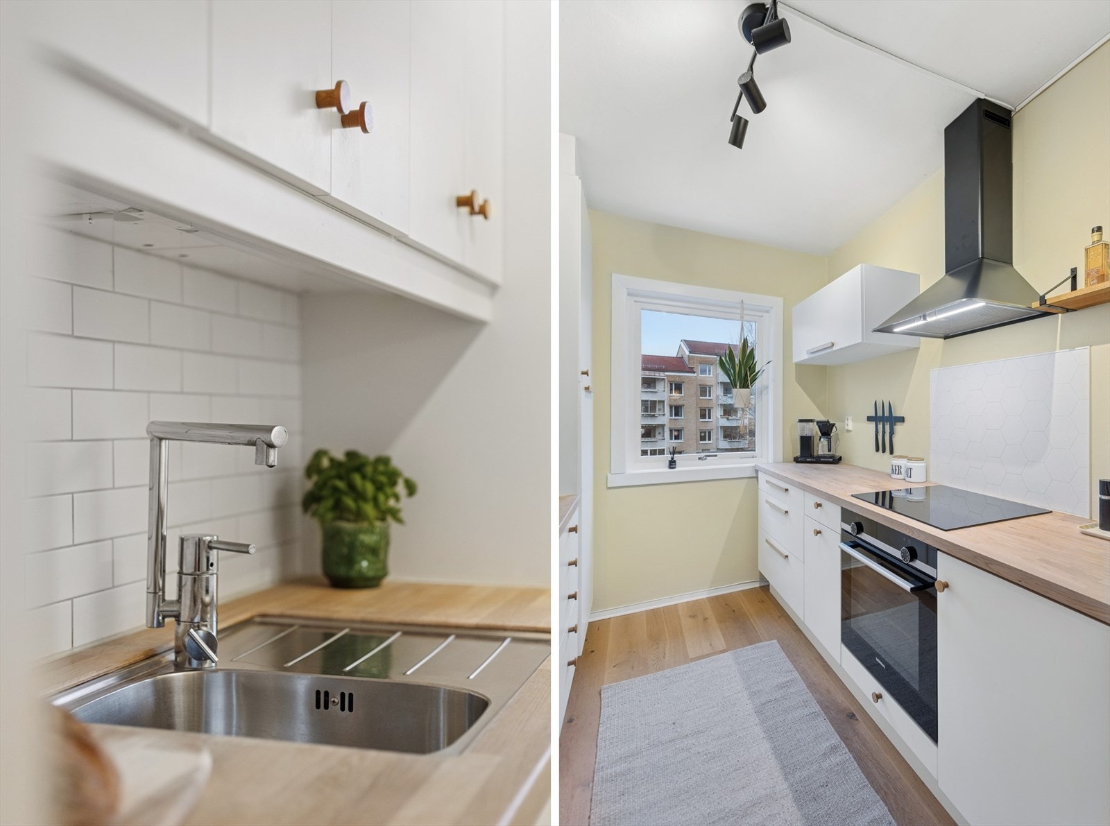 Kjøkkenet er godt utstyrt med integrert kjøl/frys fra 2024, oppvaskmaskin fra 2024, nedfelt platetopp fra 2024 og stekeovn fra 2022. Kjøkkenventilator med kullfilter fra 2024 sørger for godt inneklima. Galleribilde