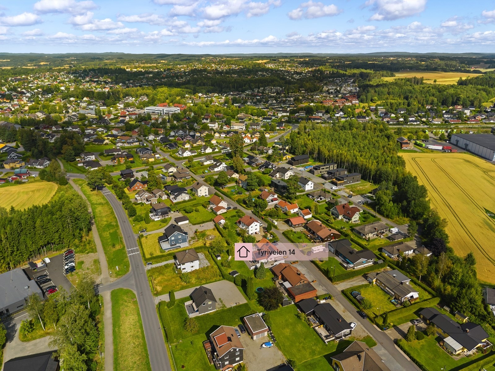 Dronefoto Galleribilde