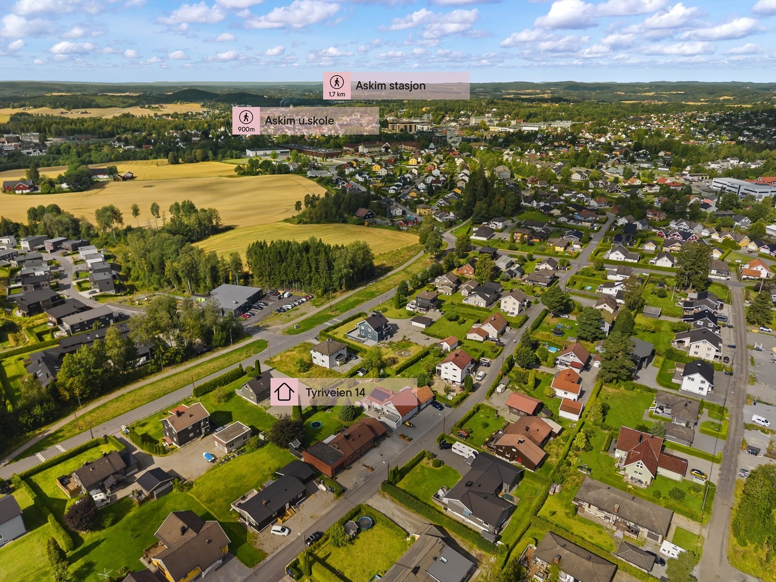 Dronefoto Galleribilde