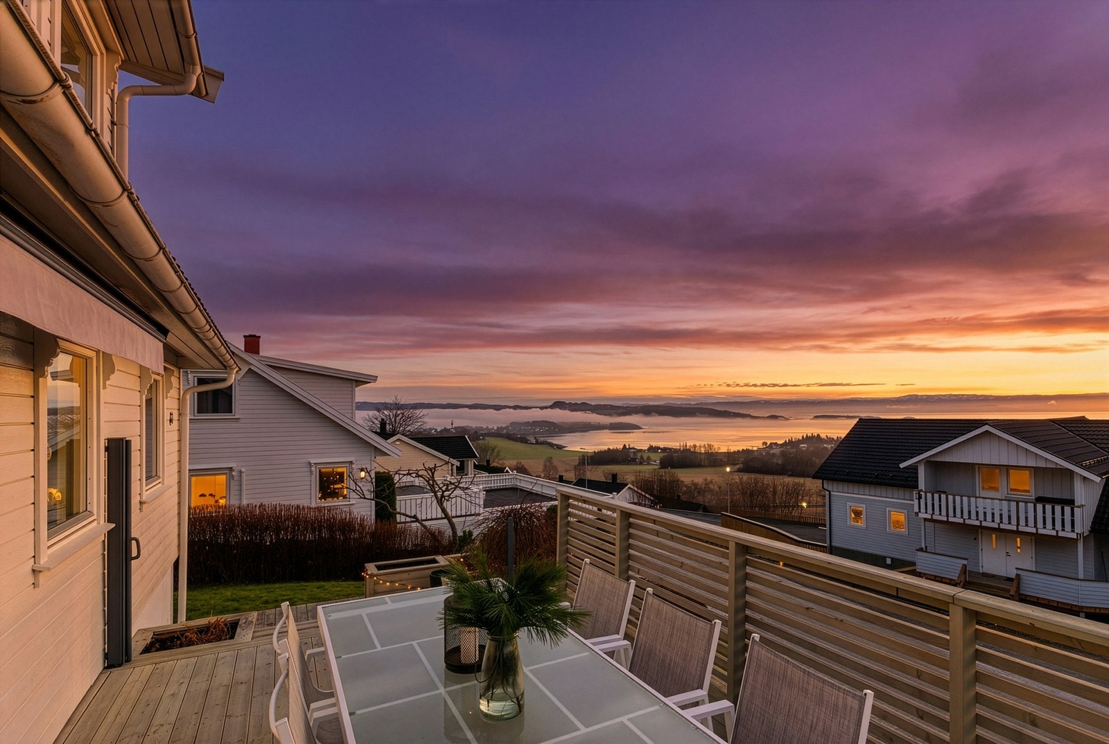 Utsikt fra veranda. Galleribilde