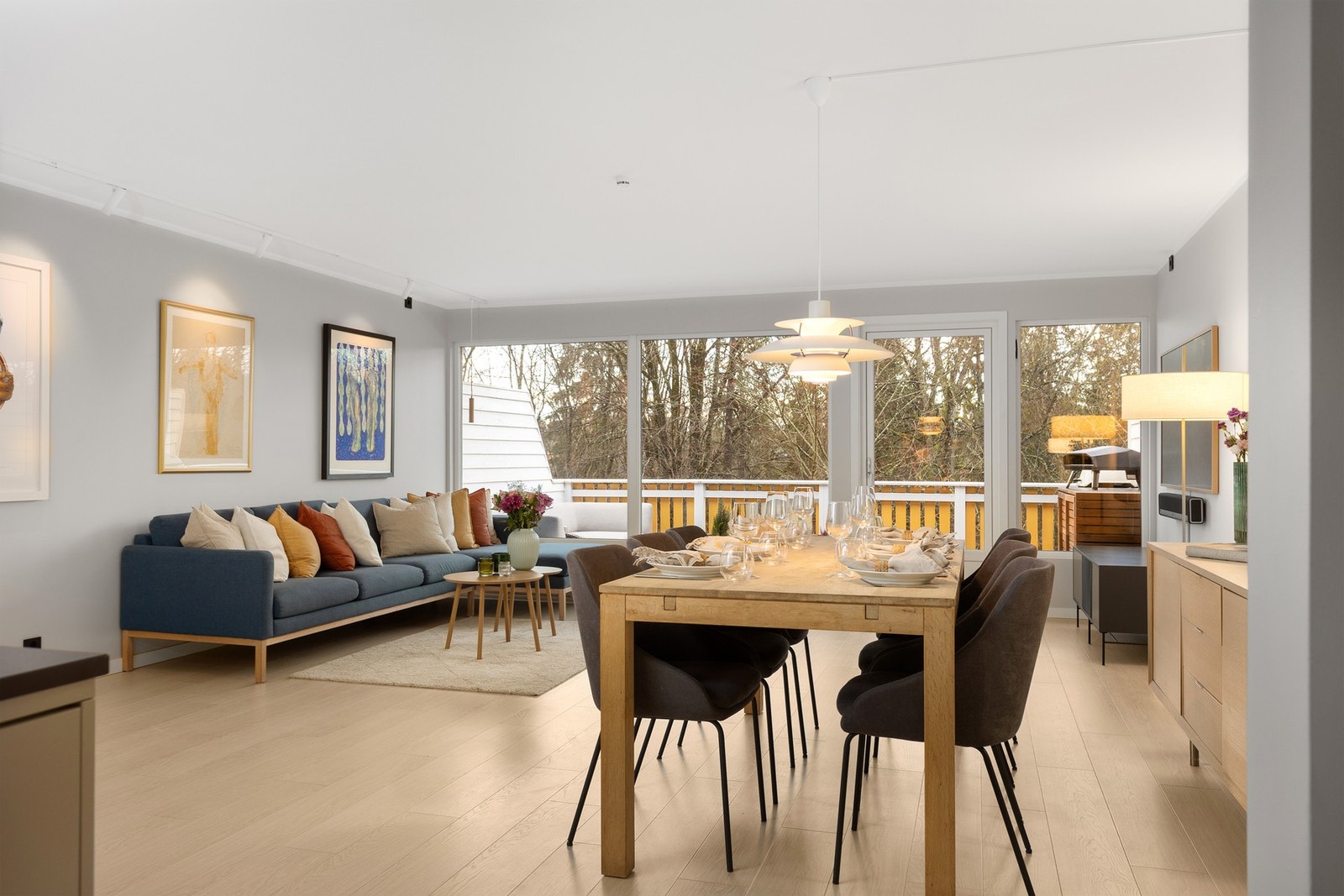 Velkommen til Lyseskrenten 18 - unik beliggenhet langs Lysakerelven. Galleribilde