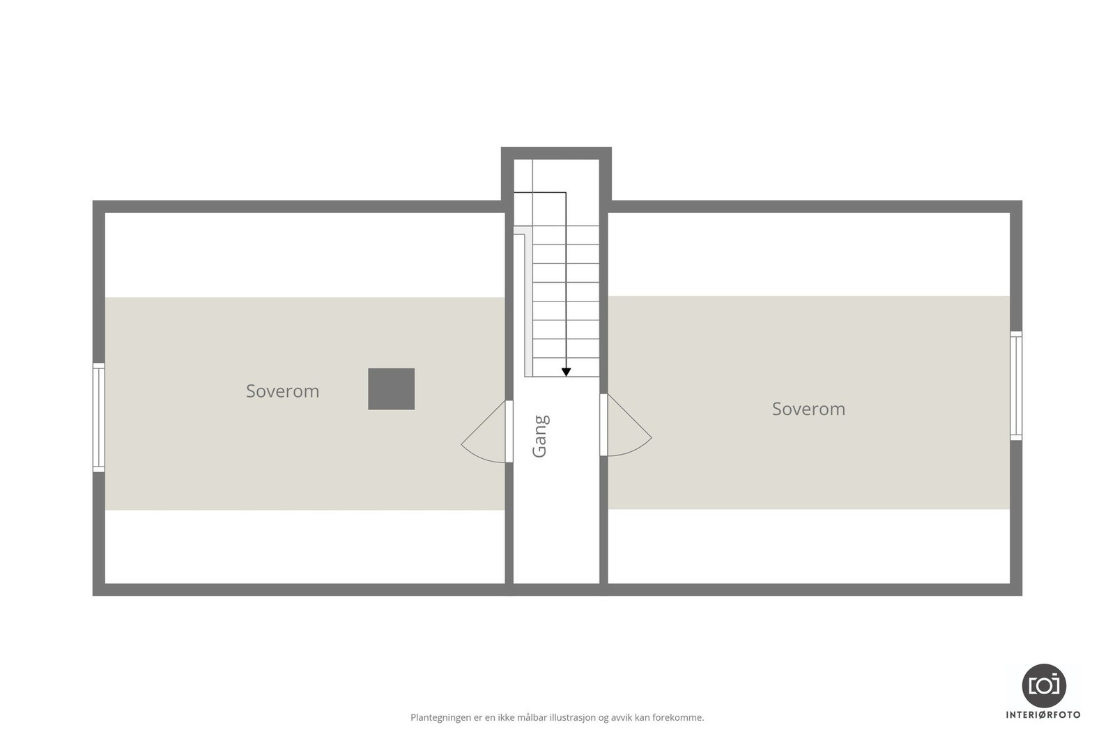 Plantegning 2.etg Galleribilde