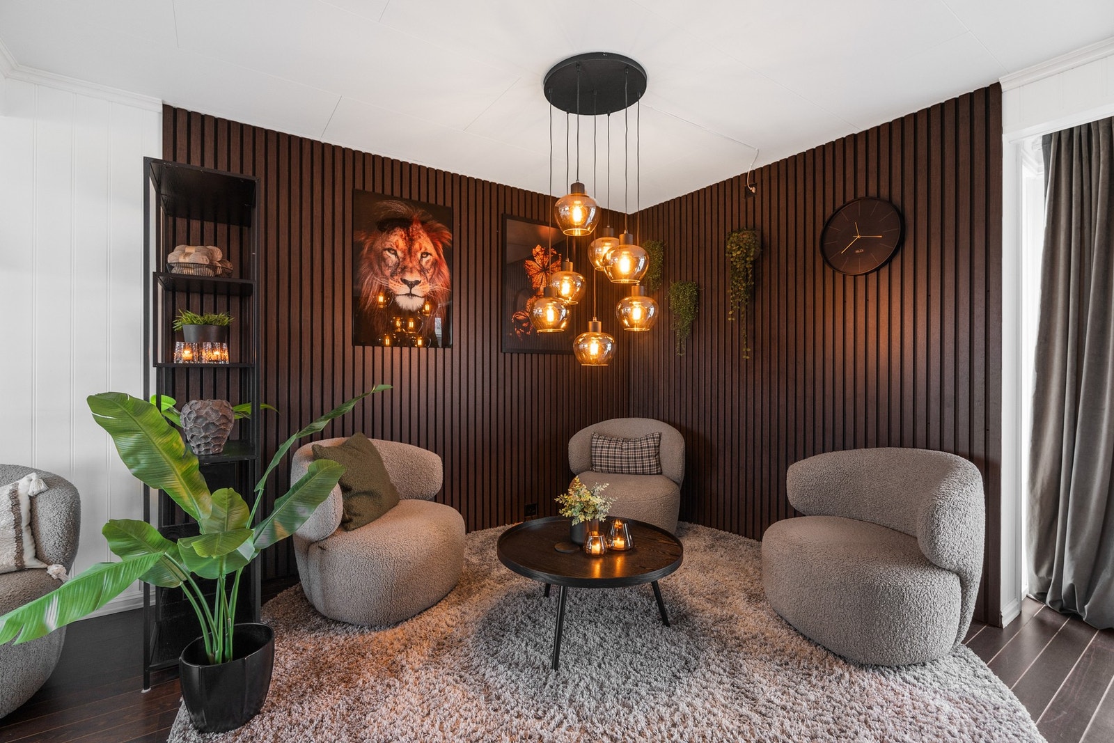 Koselig lounge område i stuen Galleribilde