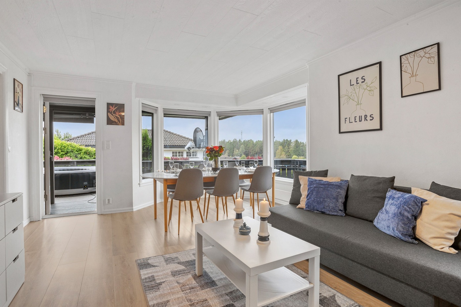 Utgang til terrassen Galleribilde