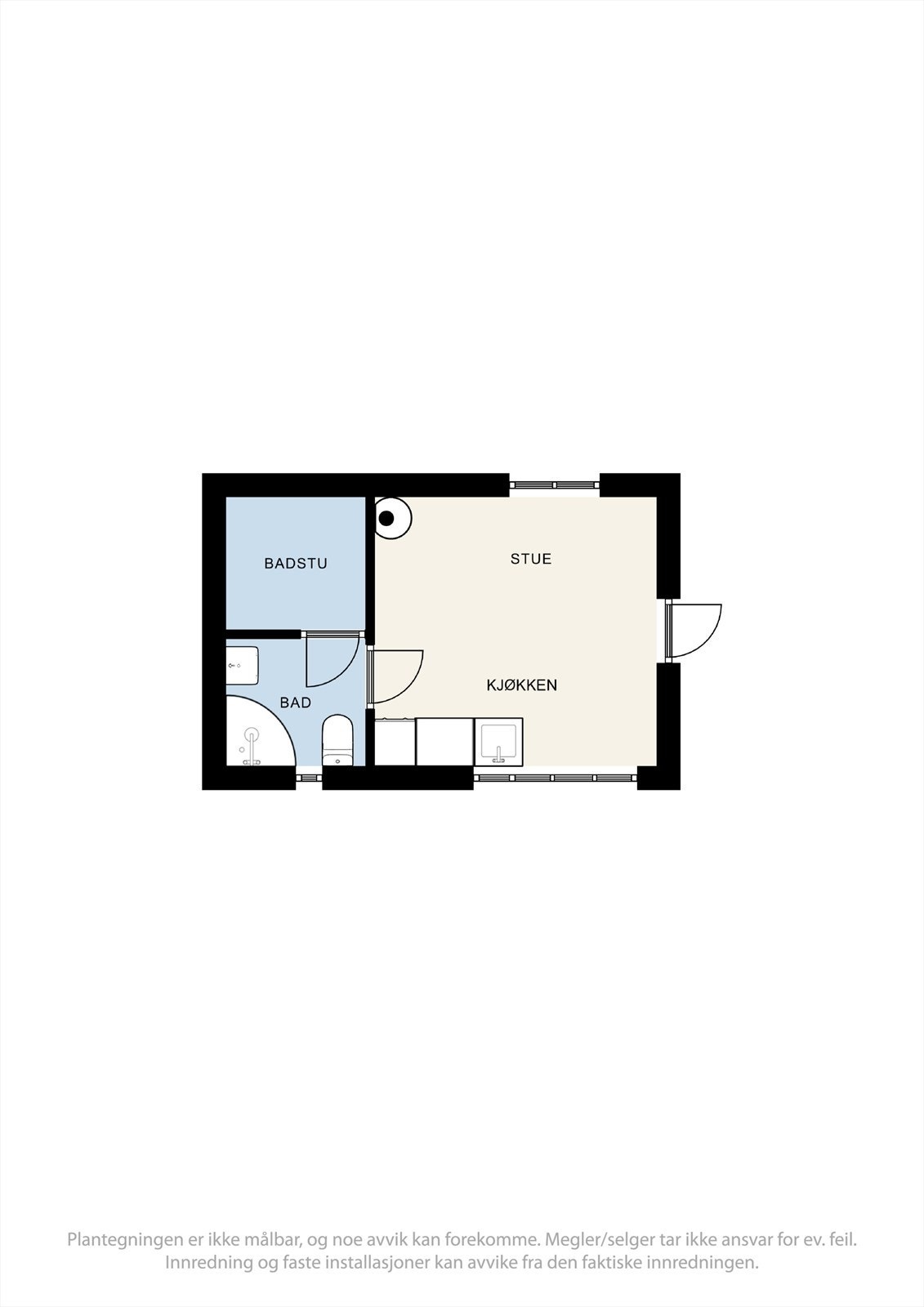 Plantegninger av annekset. Galleribilde