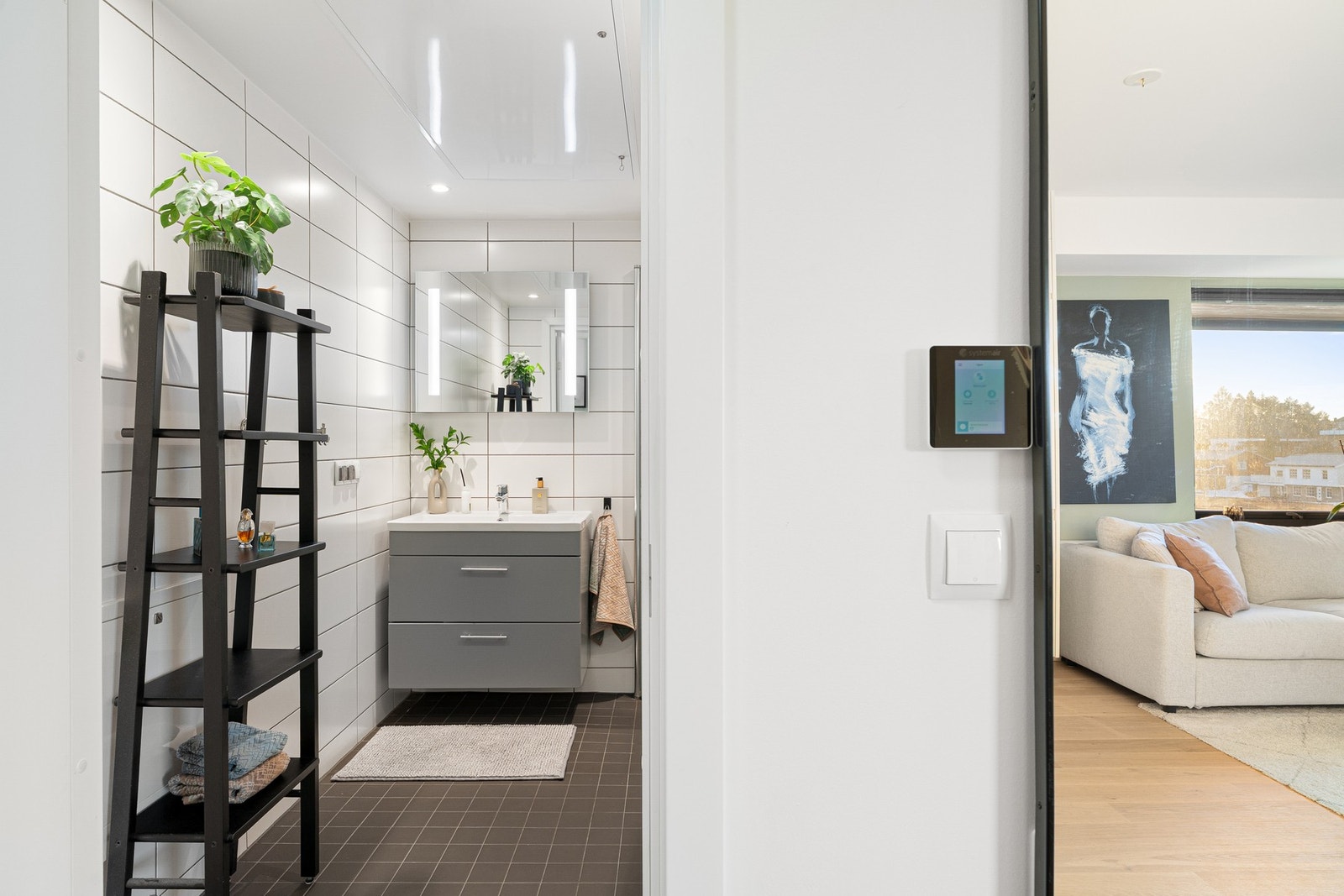 Energieffektiv leilighet med balansert ventilasjon og fjernvarme. Galleribilde