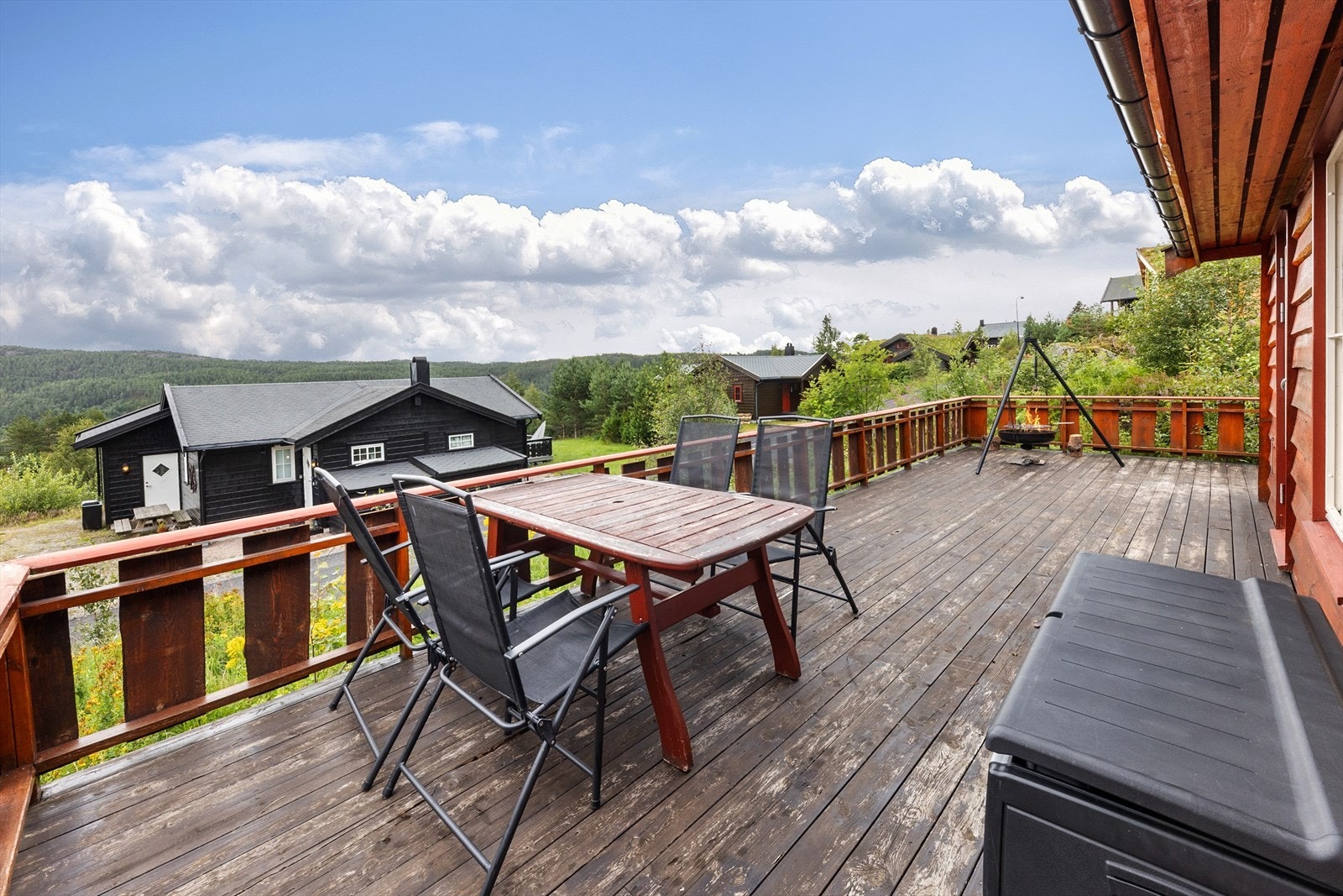 Terrasse med utgang fra stuen Galleribilde