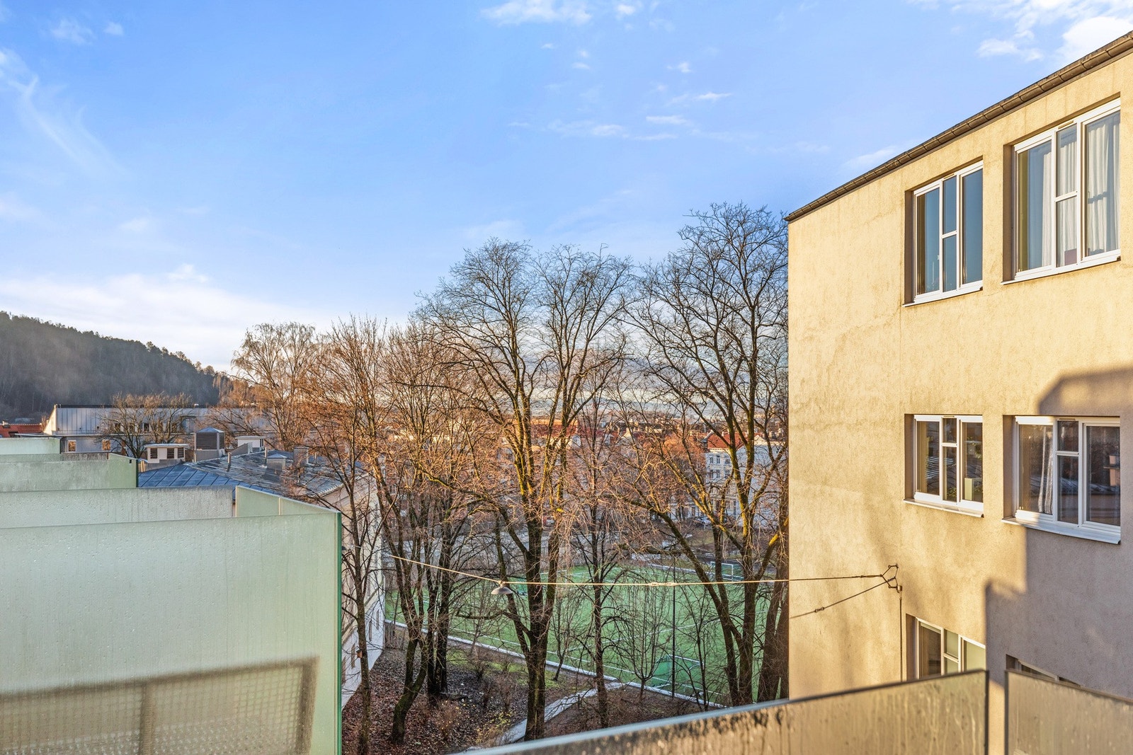 Utsikt fra balkongen. Galleribilde