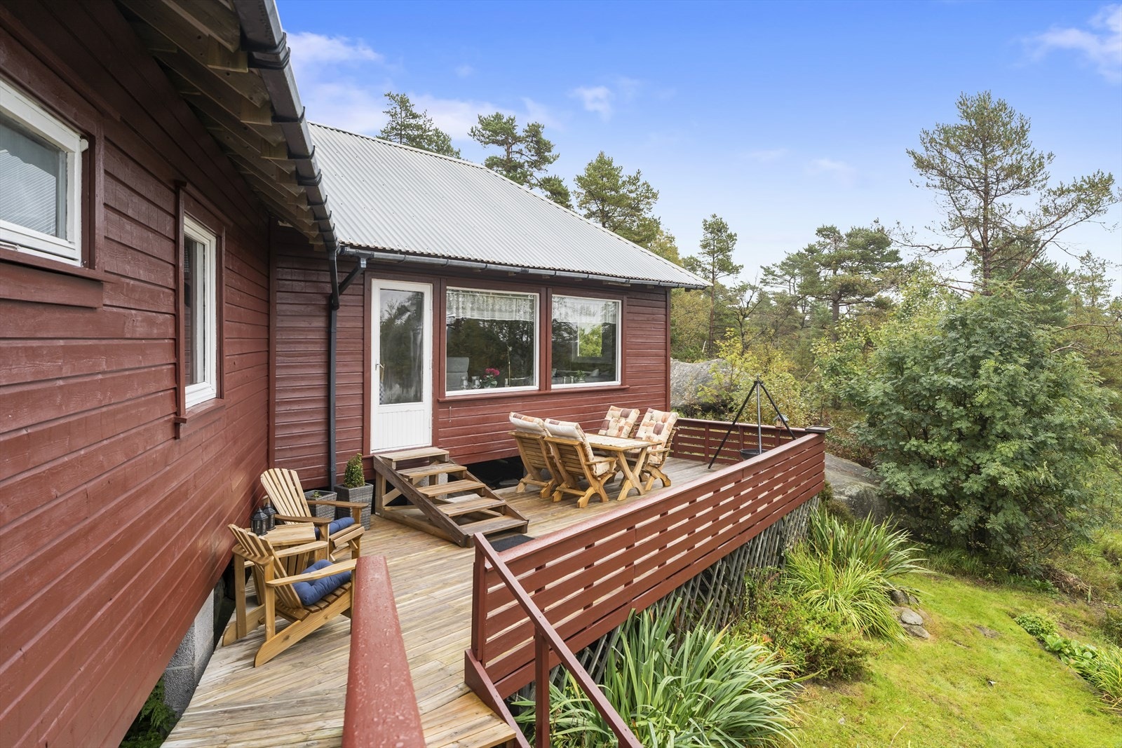 Med usjenerte uteplasser. Galleribilde