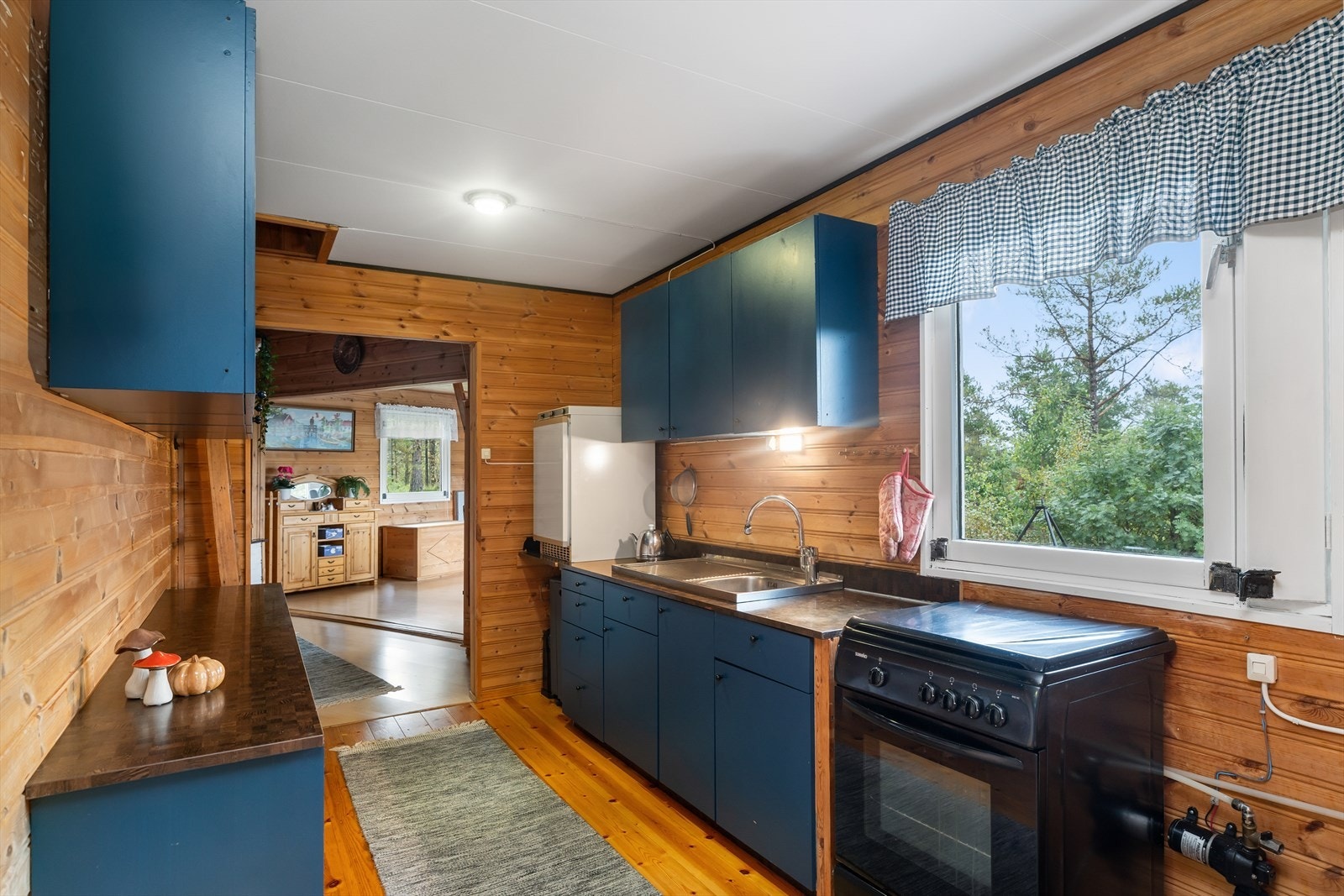 Vann går på medbrakt drikkevann og regnvann. Galleribilde