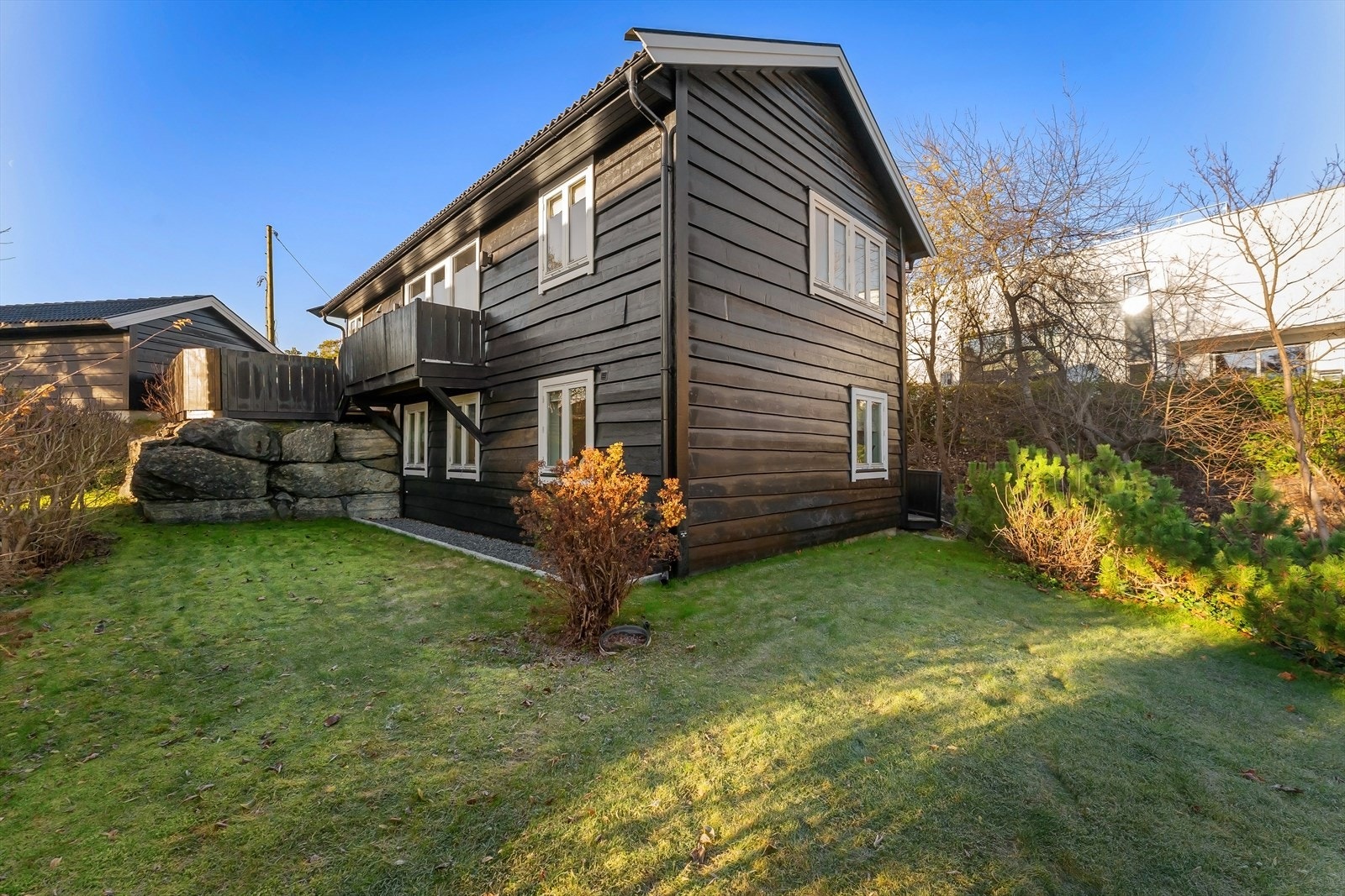 Tomtens nederste hagedel, ideell eksempelvis for trampoline o.l. Galleribilde