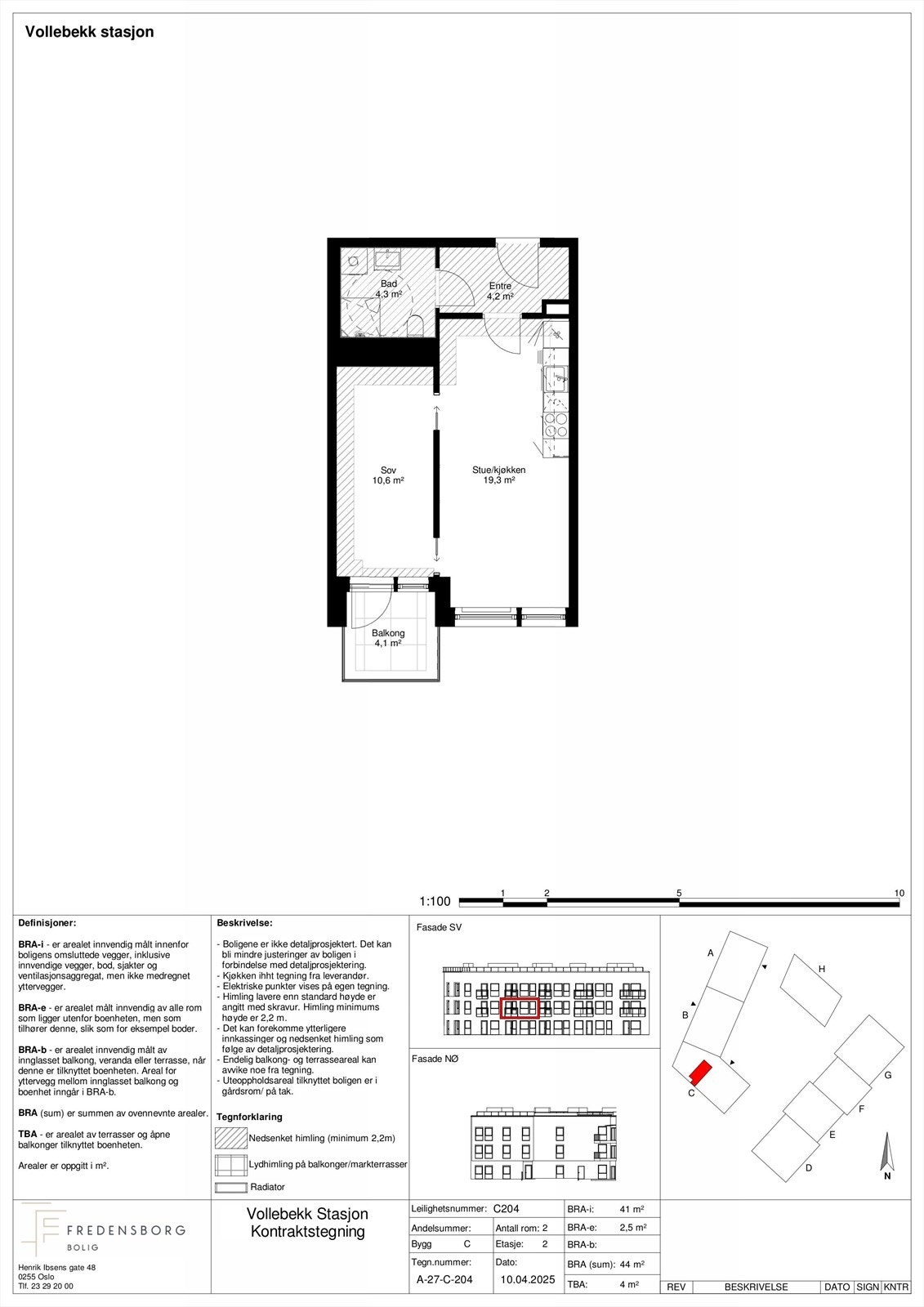 Plantegning fra Utbygger. Det medfølger også en kjellerbod på ca. 2,5 m². Galleribilde