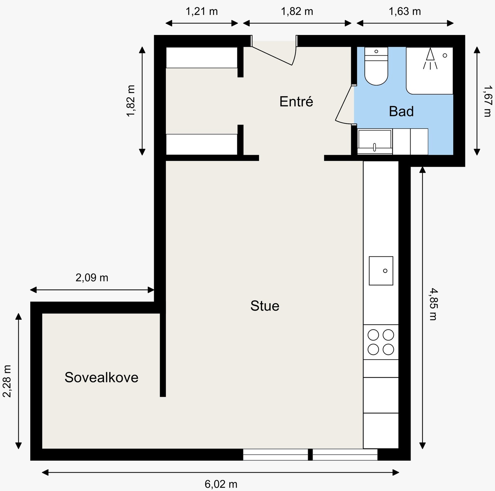 Plantegning. Galleribilde