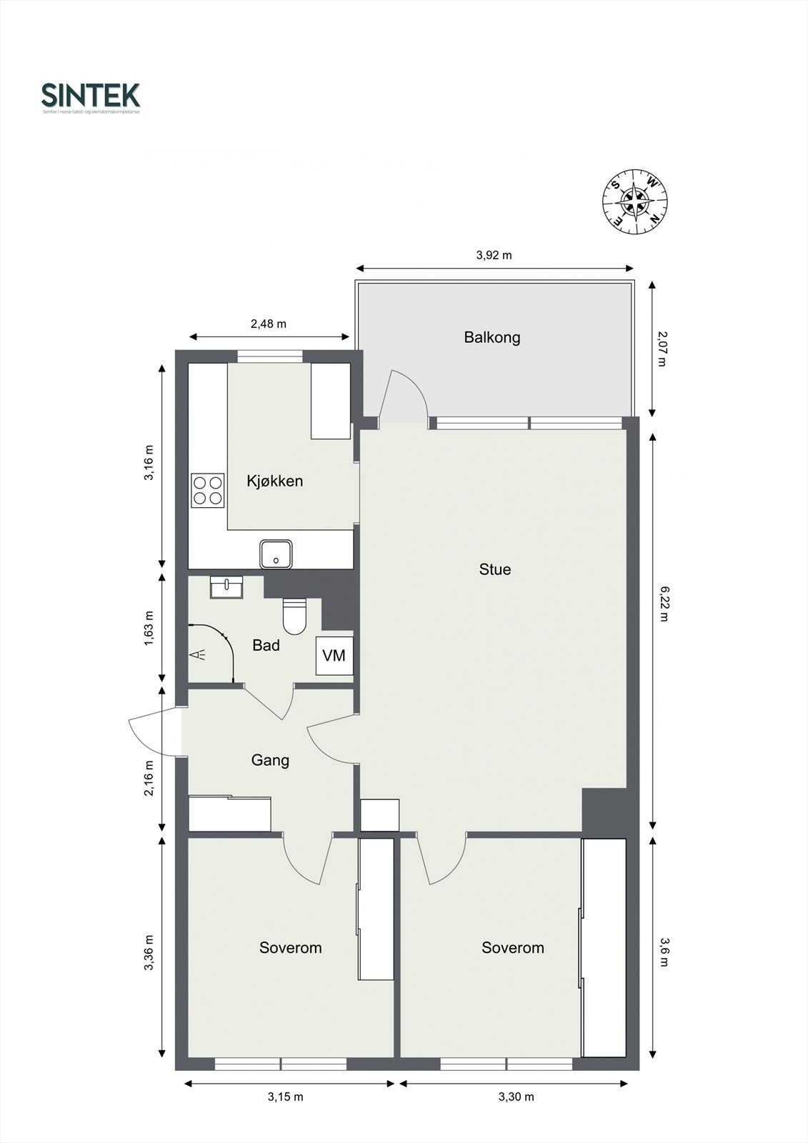 Plantegning. Galleribilde