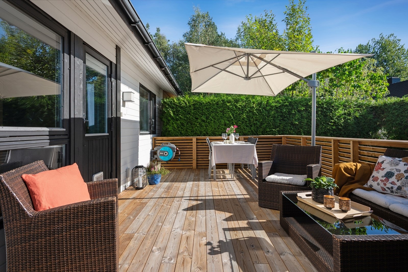 Her kan du nyte de fine og solrike sommerdagene. Galleribilde