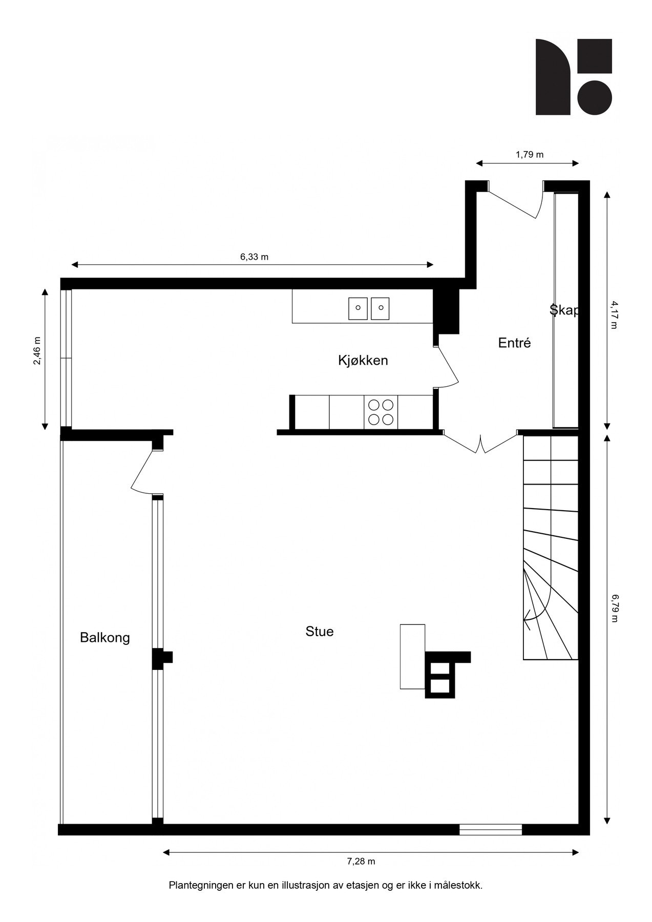 Plantegning. Galleribilde