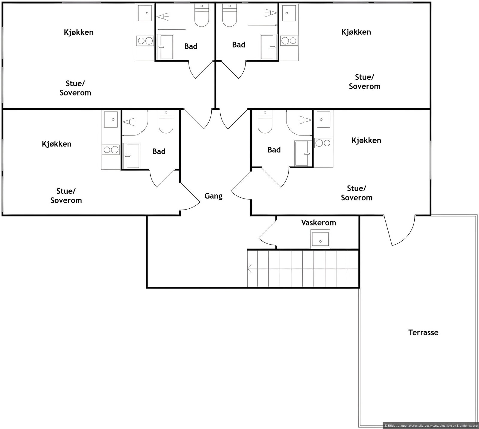 Plantegning 2. etasje
*Bilder fra tidligere salg Galleribilde