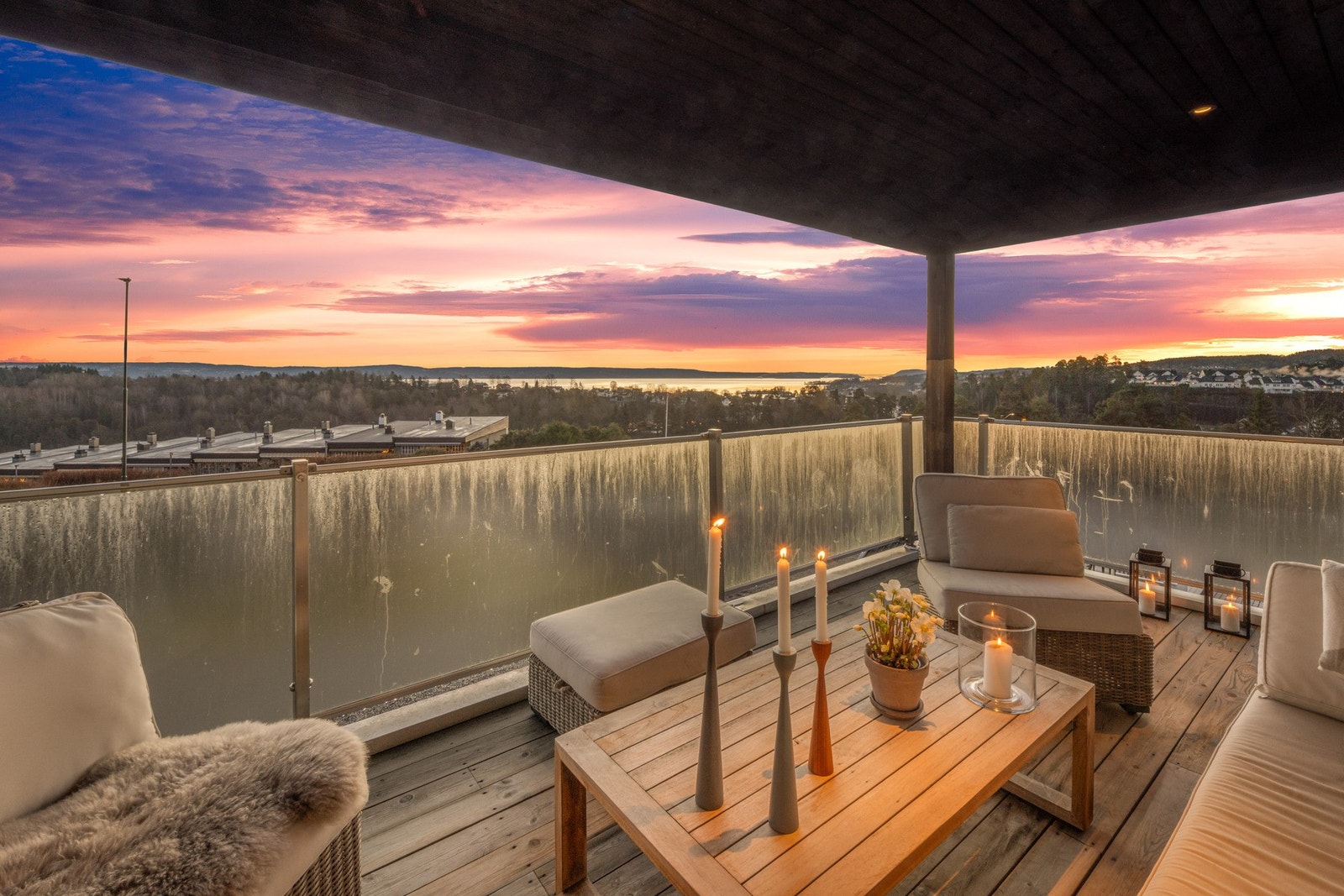 Utsikt mot Oslo og Nesodden Galleribilde