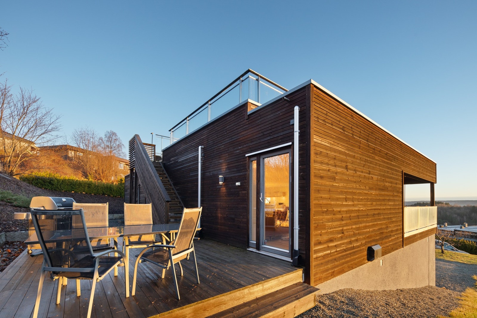 Usjenert uteplass Galleribilde