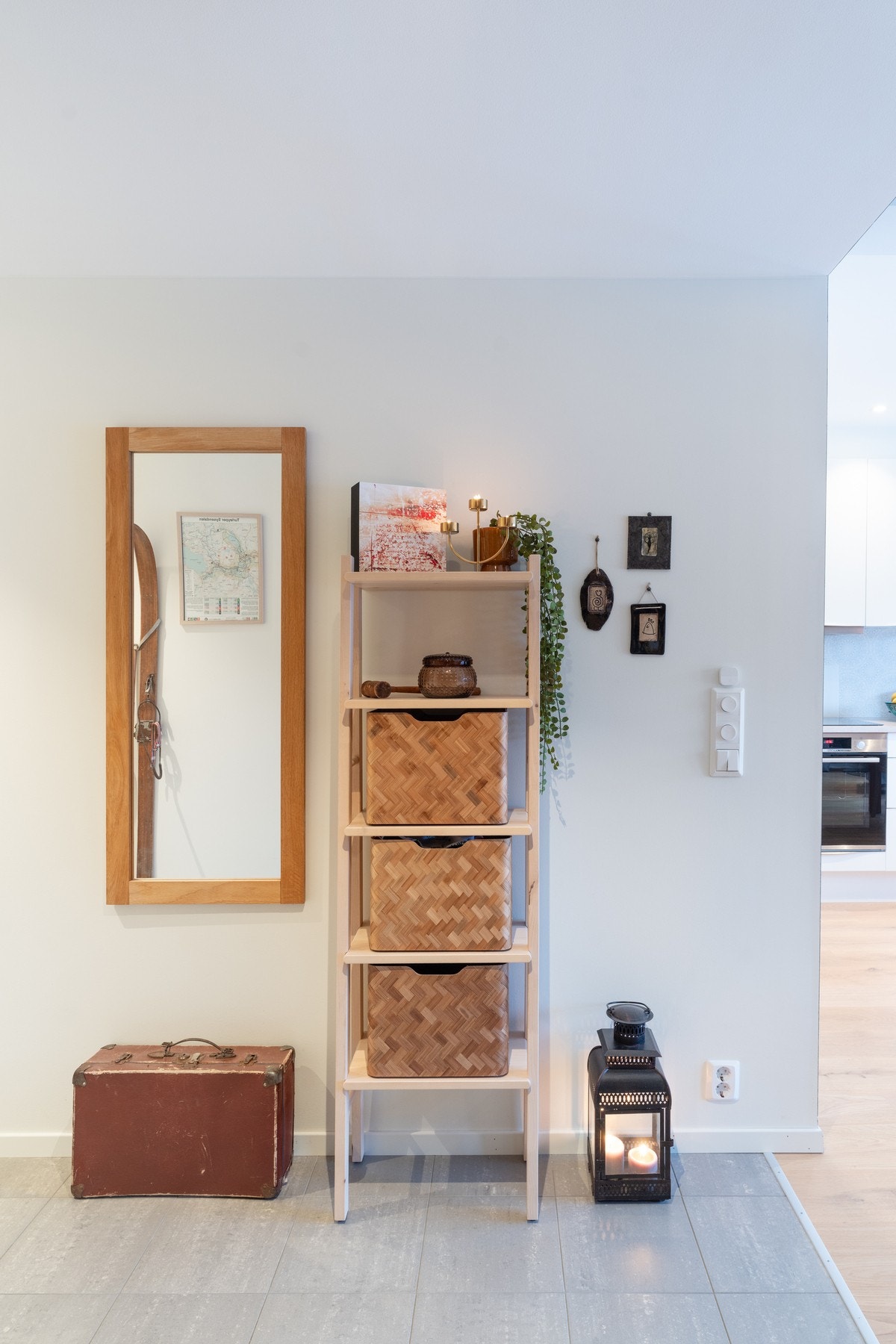 Flislagt entré/gang med varmekabler Galleribilde