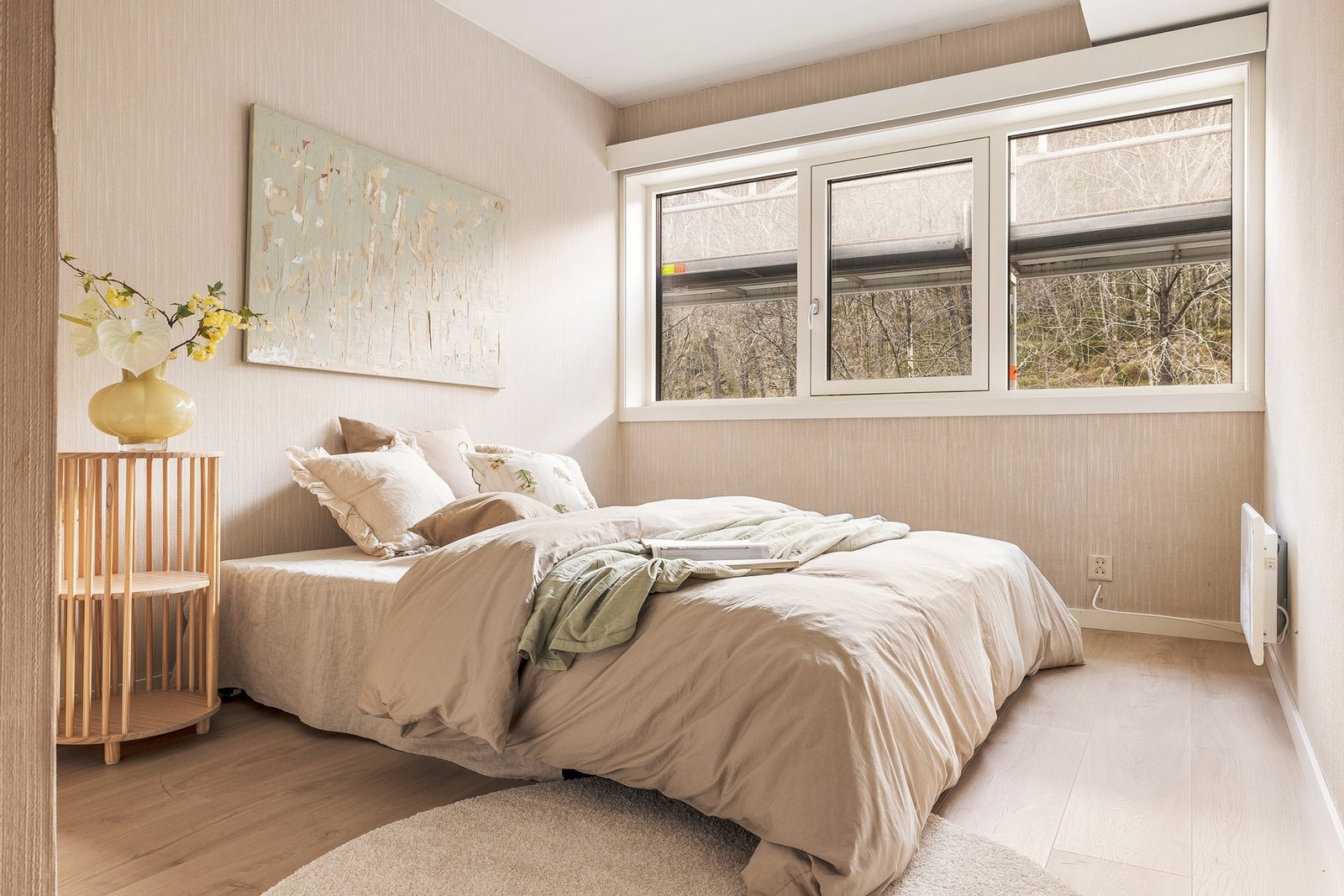 Alle soverommene kan innredes med dobbeltseng, nattbord og annet passende møblement. Galleribilde