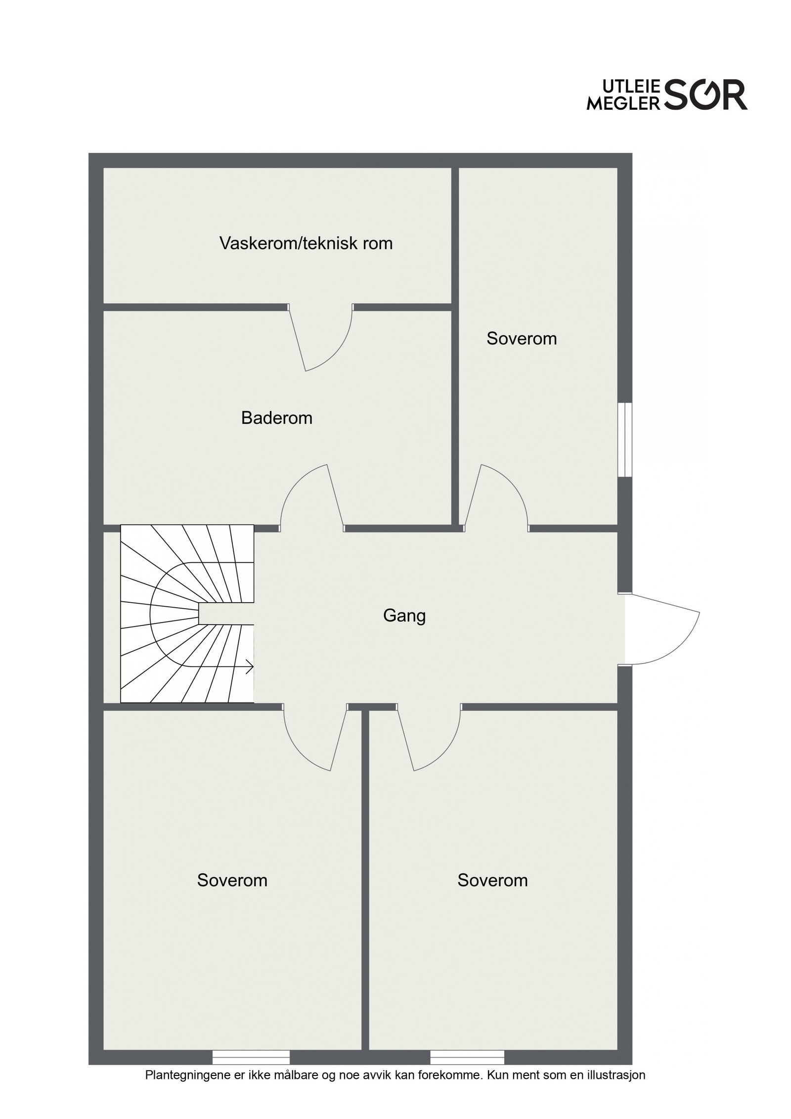 Plantegning første etasje. Galleribilde